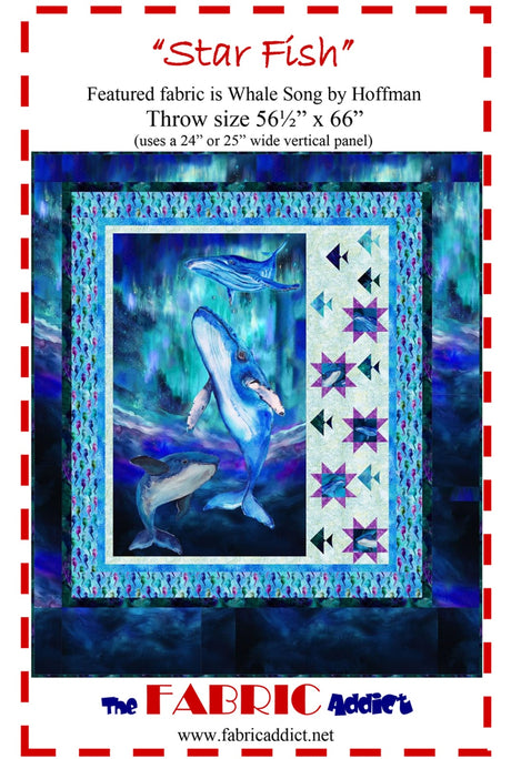 Star Fish Quilt Pattern by Fabric Addict