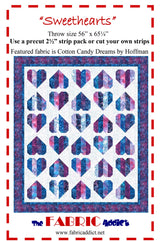 Sweethearts Quilt Pattern by Fabric Addict