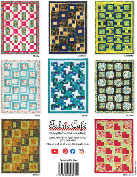 Make It Easy With 3-Yard Quilts by Fabric Cafe