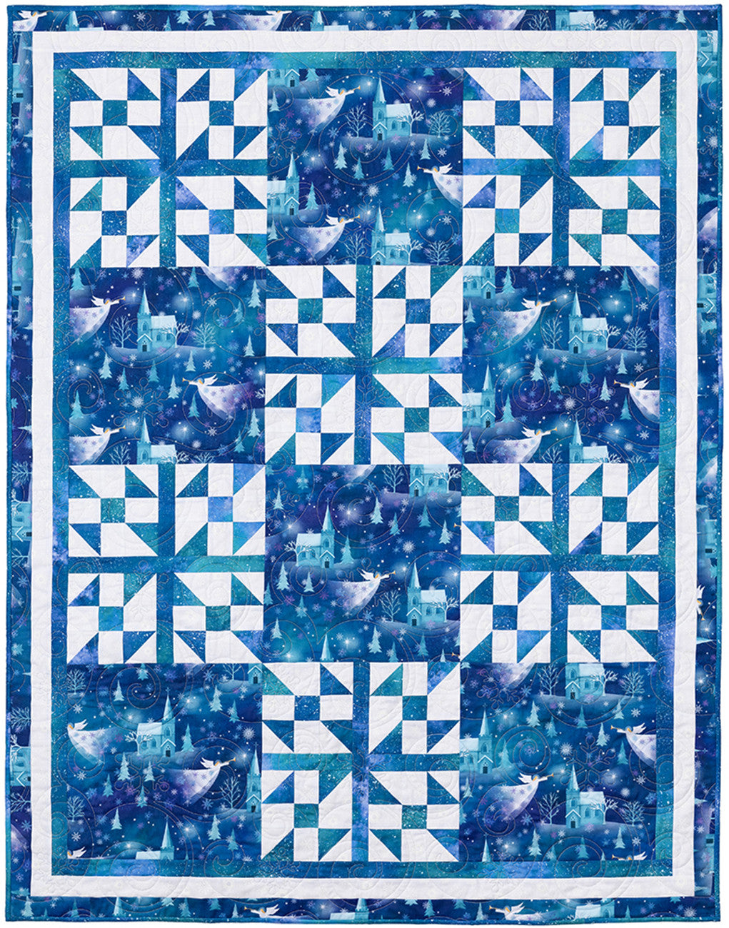 Quick Christmas 3-Yard Quilts by Fabric Cafe