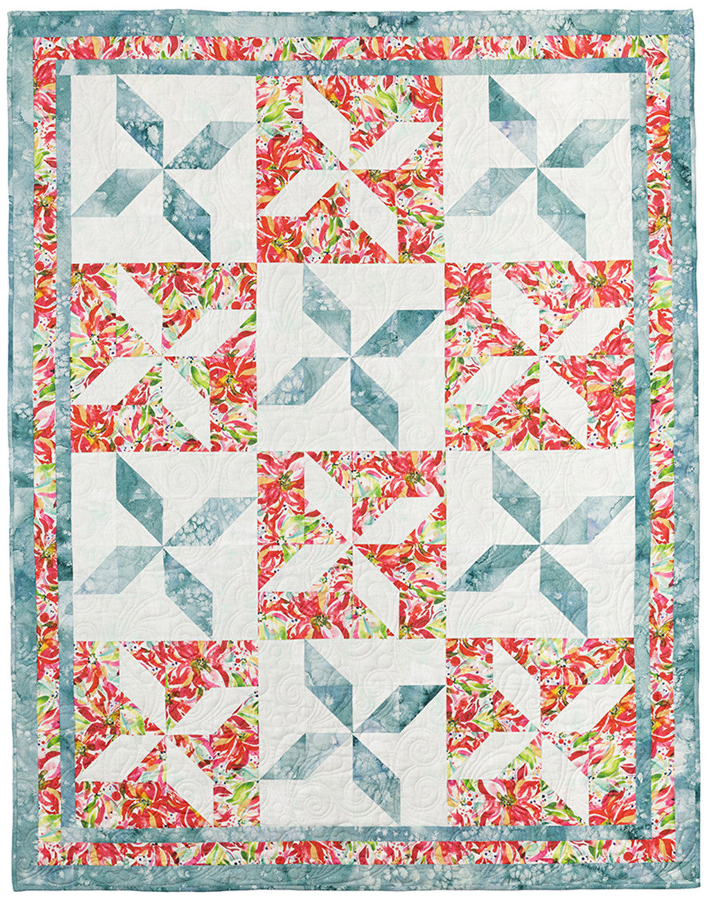 Quick Christmas 3-Yard Quilts by Fabric Cafe