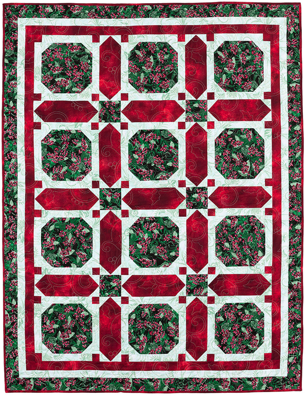 Quick Christmas 3-Yard Quilts by Fabric Cafe