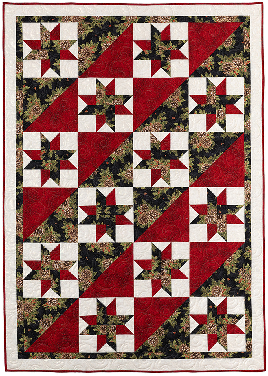 Quick Christmas 3-Yard Quilts by Fabric Cafe