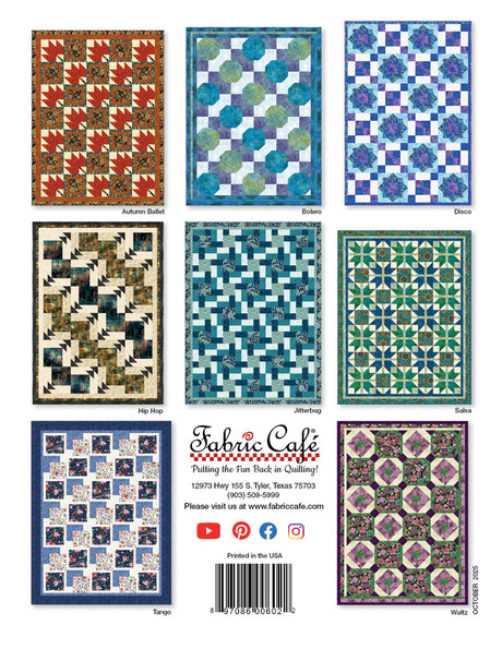 Back of the Step It Up With 5-Yard Quilts by Fabric Cafe
