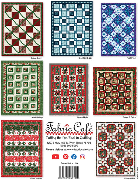 Back of the Holly Jolly 5-Yard Quilts by Fabric Cafe