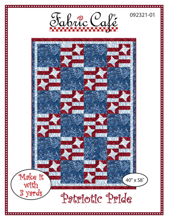 Patriotic Pride Individual Pattern by Fabric Cafe