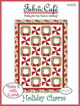 Holiday Charm 5-Yard Quilt Pattern by Fabric Cafe