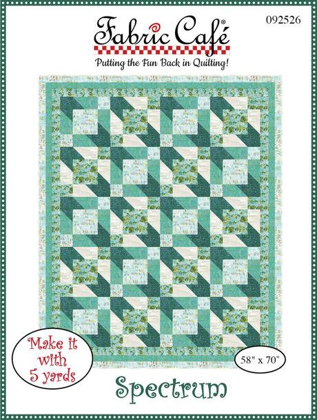 Spectrum 5-Yard Quilt Pattern by Fabric Cafe
