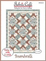 Boardwalk Individual 5-Yard Pattern Quilt Pattern by Fabric Cafe