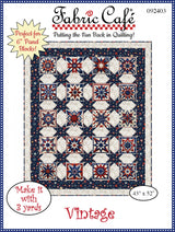 Vintage Individuall Quilt Pattern by Fabric Cafe