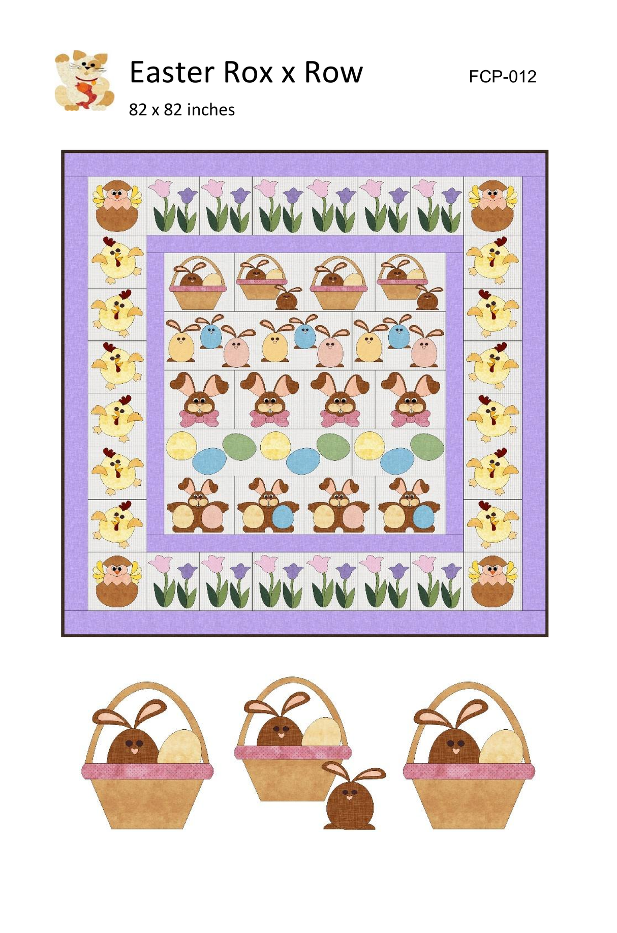 Easter Rox x Row Downloadable Pattern by FatCat Patterns