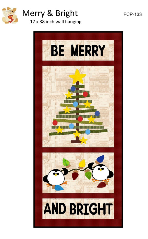 Merry & Bright Quilt Pattern by FatCat Patterns