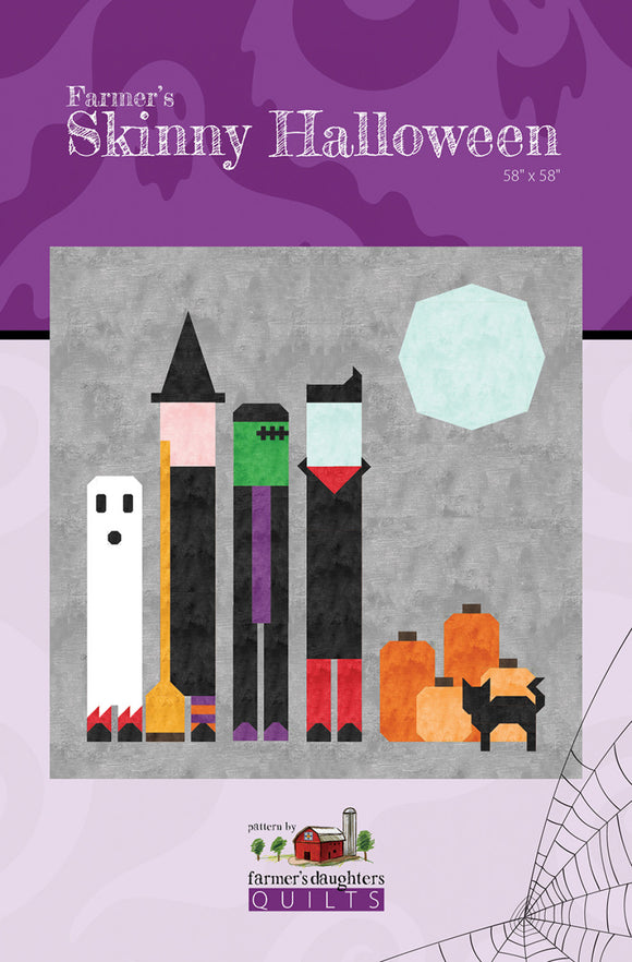 Farmer's Skinny Halloween Quilt Pattern by Farmer's Daughters