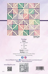 Back of the Farmer's Shimmer Quilt Pattern by Farmer's Daughters