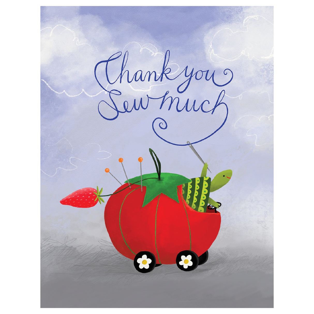 Notecard Thank You Tomato by Fish Museum