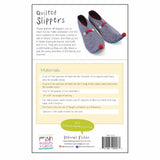 Back of the Quilted Slippers by Fish Museum