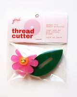 Back of the Flower Thread Cutter by Feral Notions