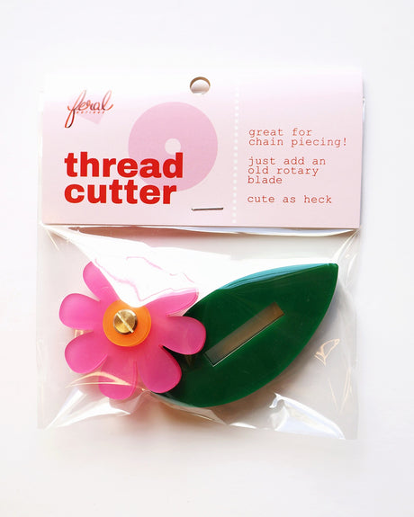 Back of the Flower Thread Cutter by Feral Notions