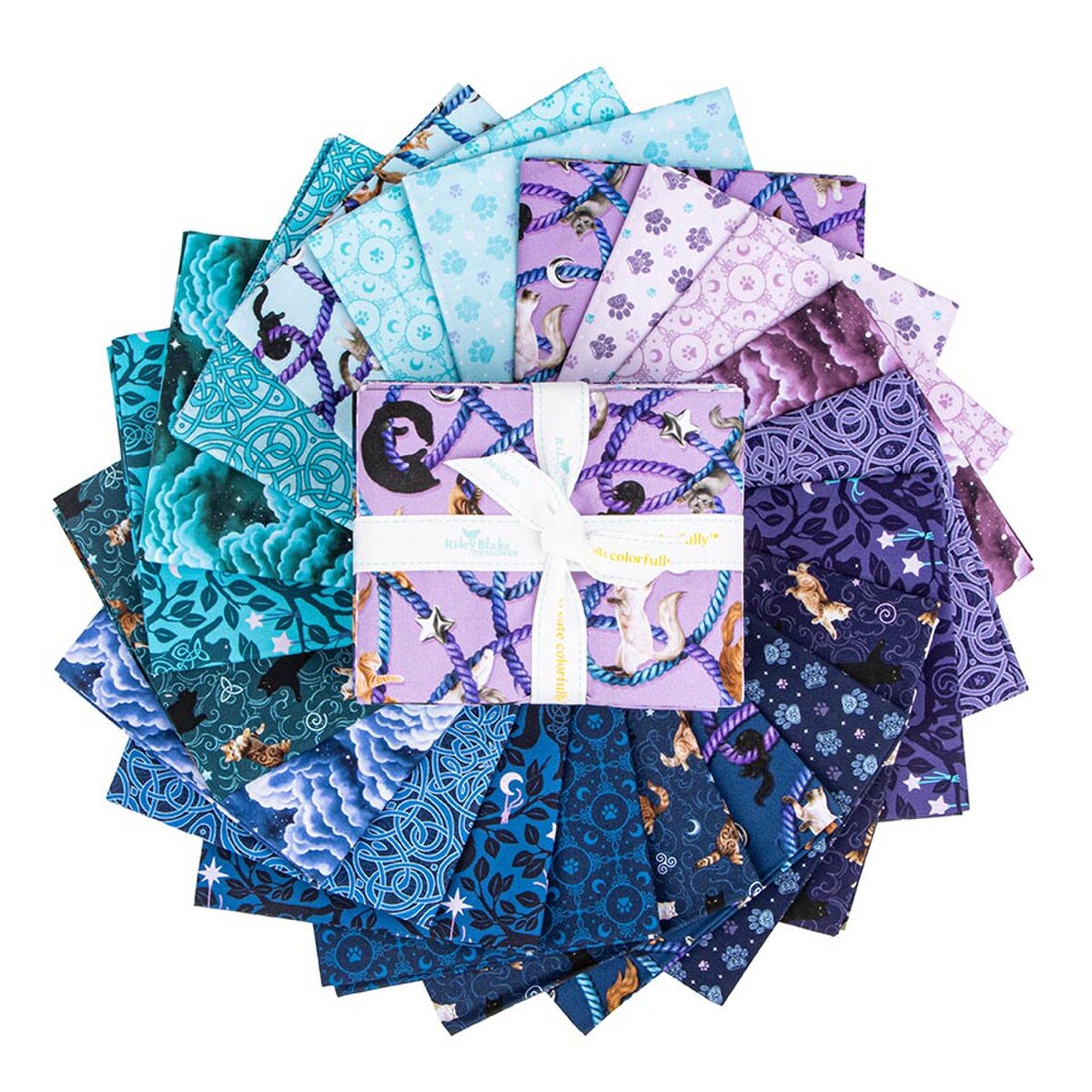 Celtic Cats Fat Quarter Bundle by Riley Blake Designs