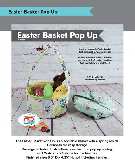 Easter Basket Pop Up by Sew Organized Designs