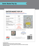 Back of the Easter Basket Pop Up by Sew Organized Designs