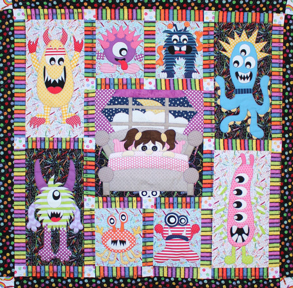 Silly Monsters Quilt Pattern by Quilture