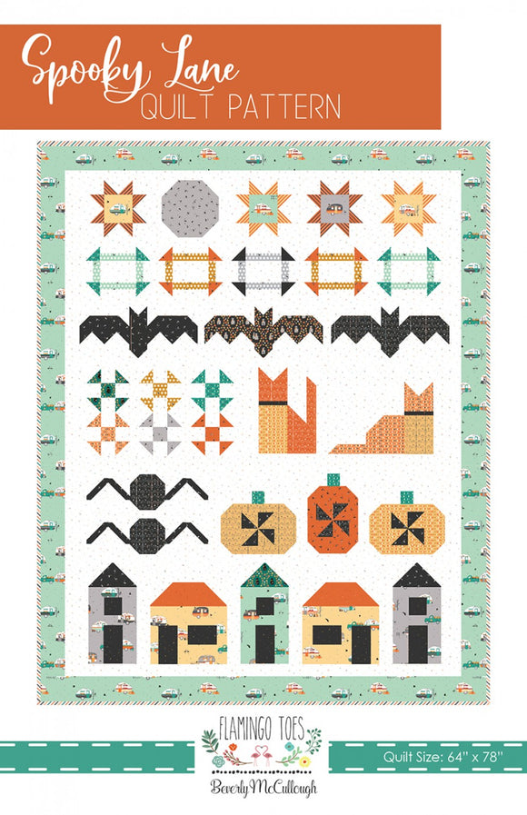 Spooky Lane Quilt Pattern by Flamingo Toes