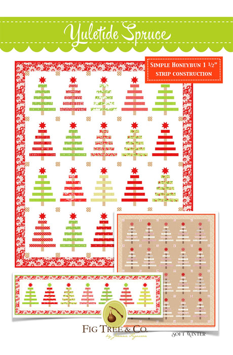 Yuletide Spruce Quilt Pattern by Fig Tree Quilts