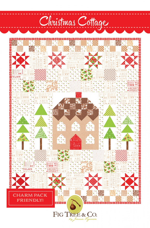 Christmas Cottage Quilt Pattern by Fig Tree Quilts