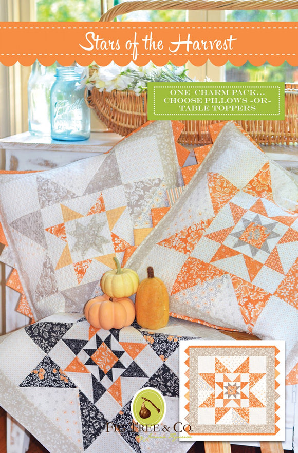 Stars of the Harvest Quilt Pattern by Fig Tree Quilts