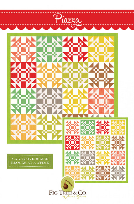 Piazza Quilt Pattern by Fig Tree Quilts