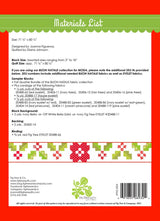 Back of the Twas the Night Before Christmas BOM Sampler by Fig Tree Quilts
