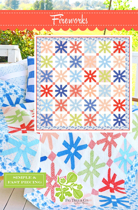 Fireworks Quilt Pattern by Fig Tree Quilts