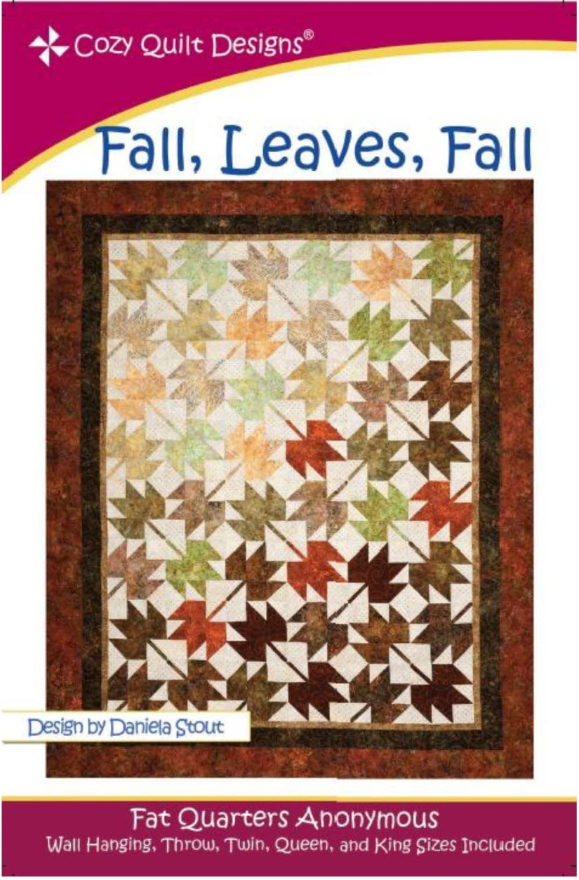 Fall, Leaves, Fall Downloadable Pattern by Cozy Quilt Designs