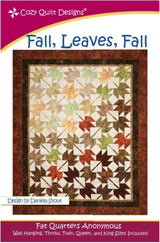 Fall, Leaves, Fall Downloadable Pattern by Cozy Quilt Designs