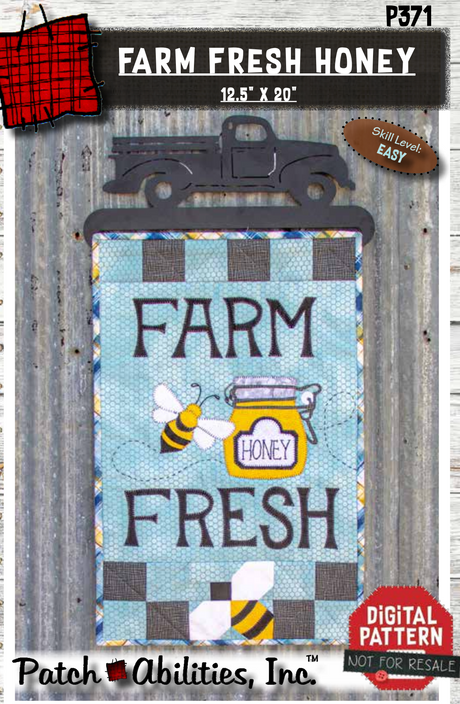 Farm Fresh Honey Downloadable Pattern by Patch Abilities - Patterns