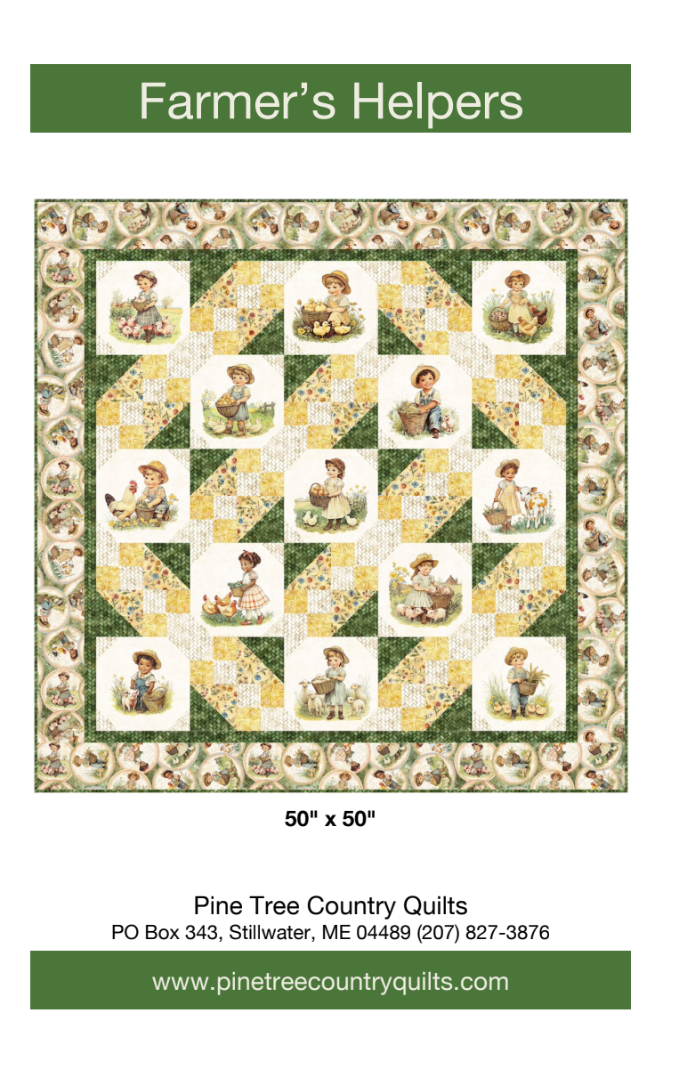 Farmer’s Helpers Downloadable Pattern by Pine Tree Country Quilts