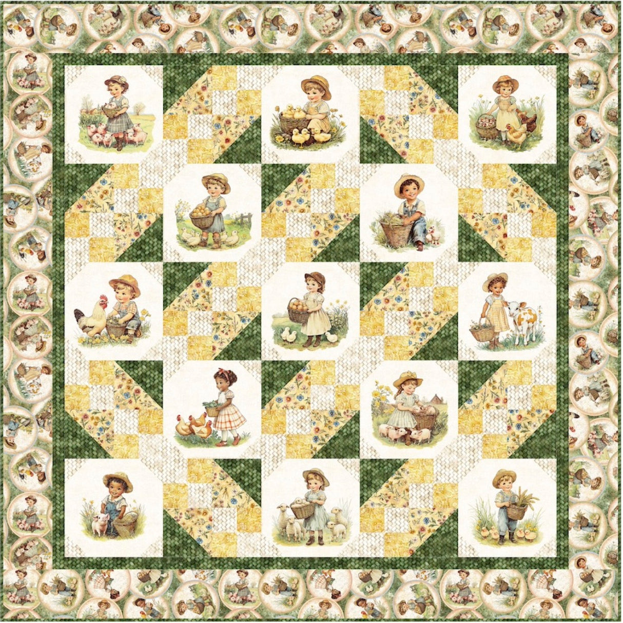 Farmer’s Helpers Downloadable Pattern by Pine Tree Country Quilts