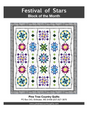 Festival of Stars Block of the Month Downloadable Pattern by Pine Tree Country Quilts