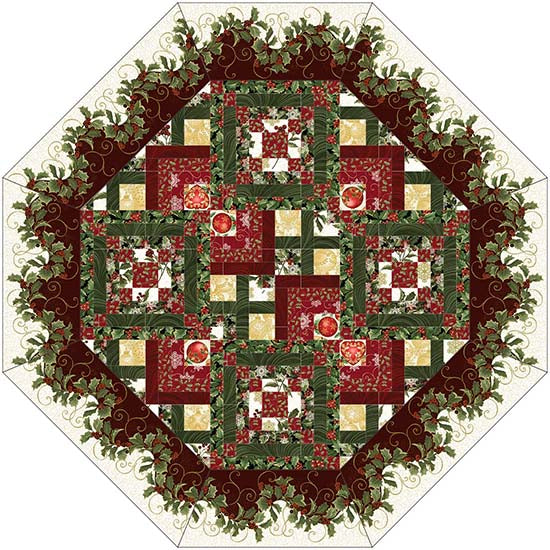 Yule Pattern Yule Logs Quilt Pattern – Quilting Books Patterns and Notions