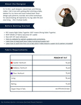 Back of the Arizona Pouch Downloadable Pattern by Exshaw Quilts