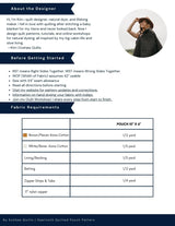 Back of the Sawtooth Pouch Downloadable Pattern by Exshaw Quilts