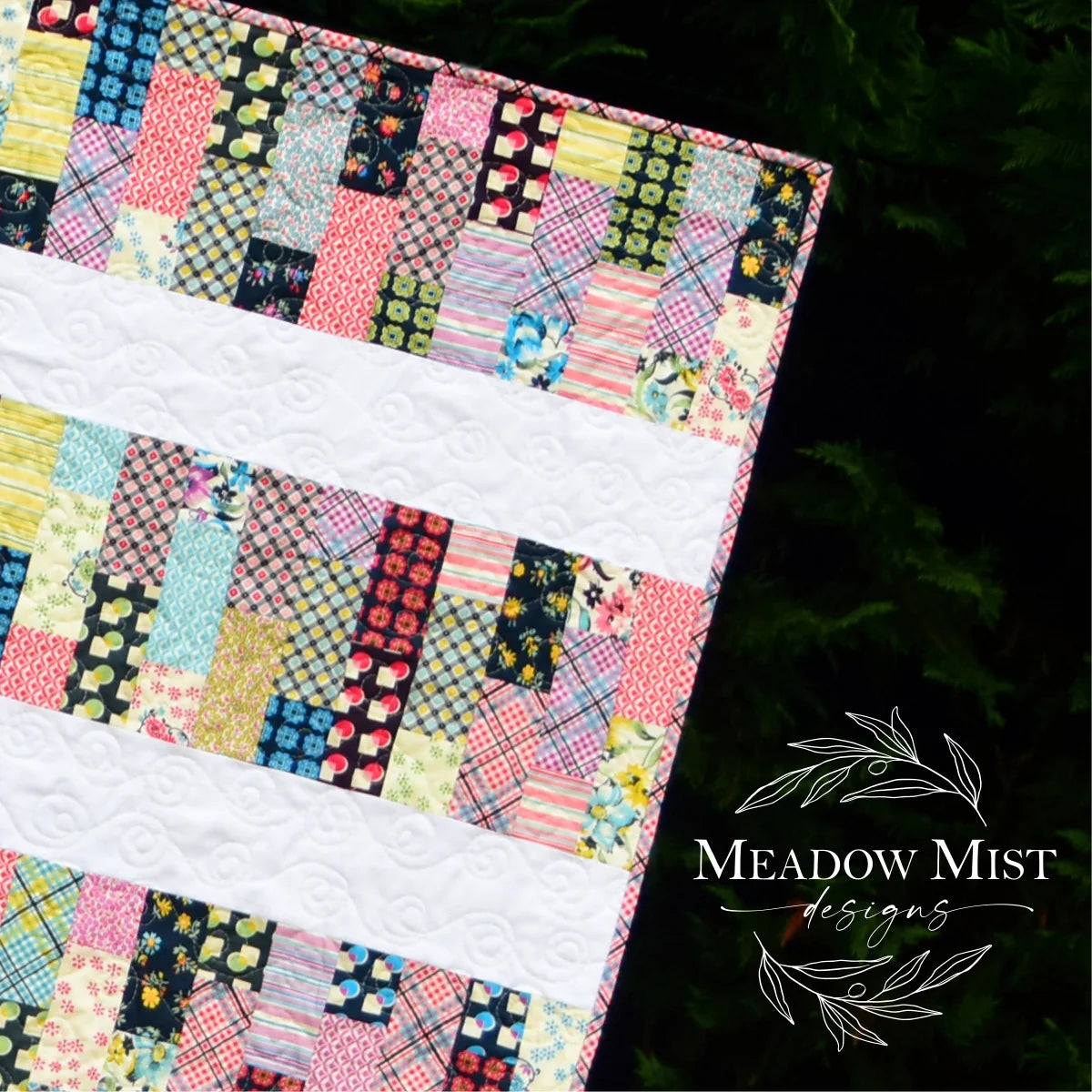 Flagstone Path Downloadable Pattern by Meadow Mist Designs