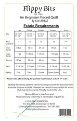 Back of the Flippy Bits Quilt Pattern by Quilting Renditions