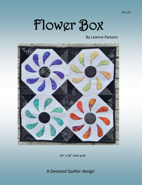 Flower Box Downloadable Pattern by Devoted Quilter