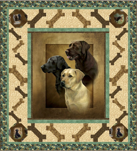 For the Love of Labs Downloadable Pattern by Pine Tree Country Quilts