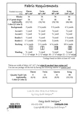 Back of the For Which It Stands Downloadable Pattern by Cozy Quilt Designs