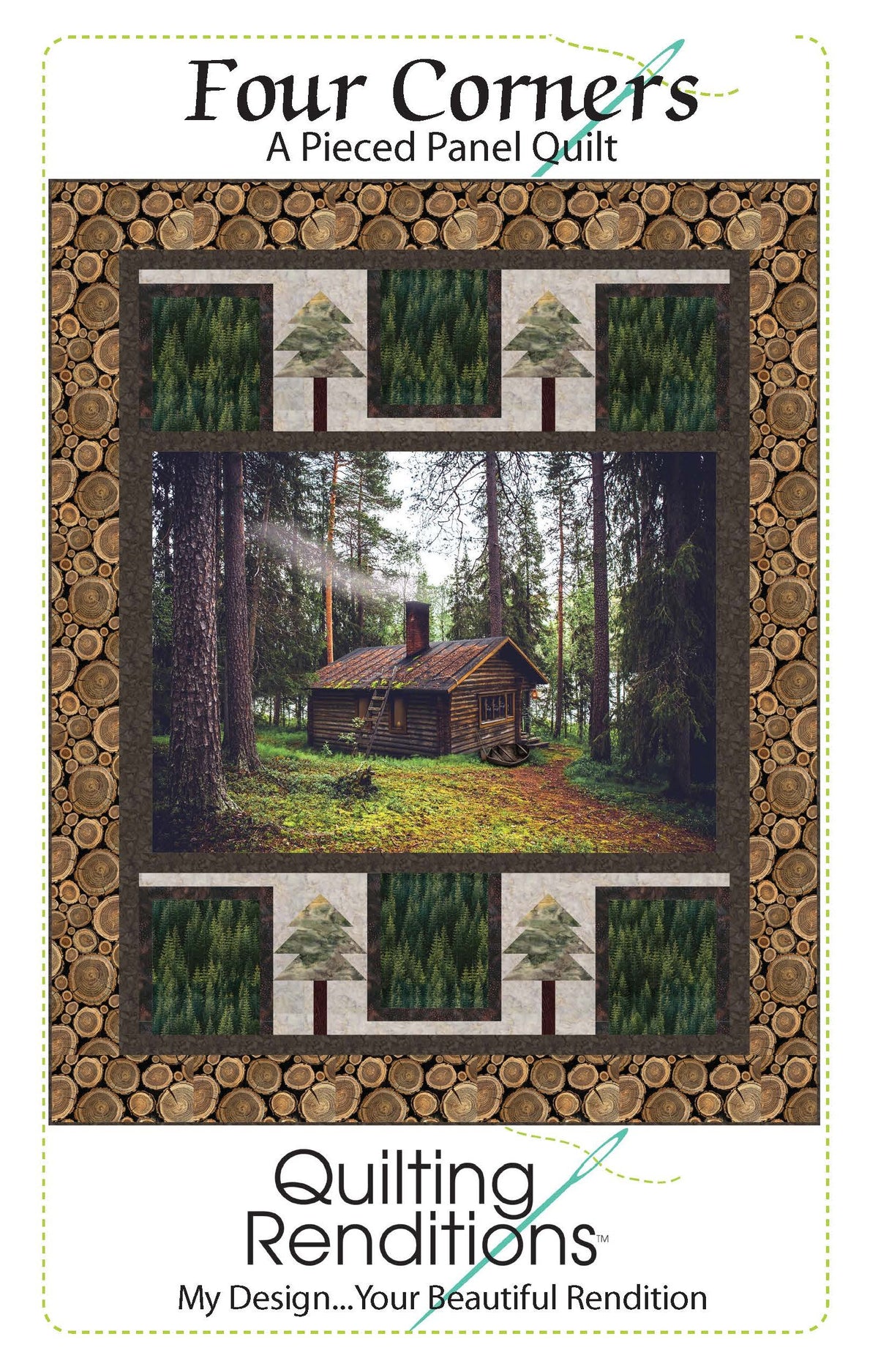 Four Corners Downloadable Pattern by Quilting Renditions