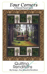 Four Corners Downloadable Pattern by Quilting Renditions