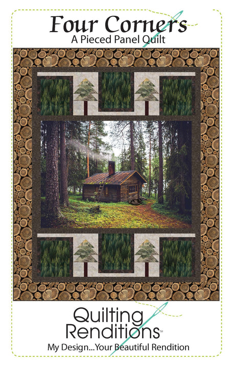 Four Corners Downloadable Pattern by Quilting Renditions